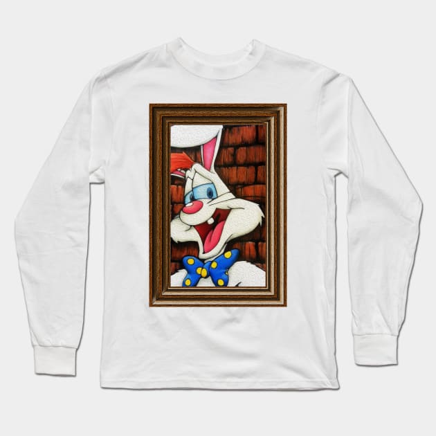 I framed the rabbit Long Sleeve T-Shirt by gaz420